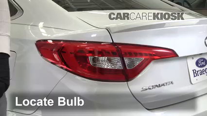 2017 Hyundai Sonata Sport 2.0T 2.0L 4 Cyl. Turbo Lights Reverse Light (replace bulb)